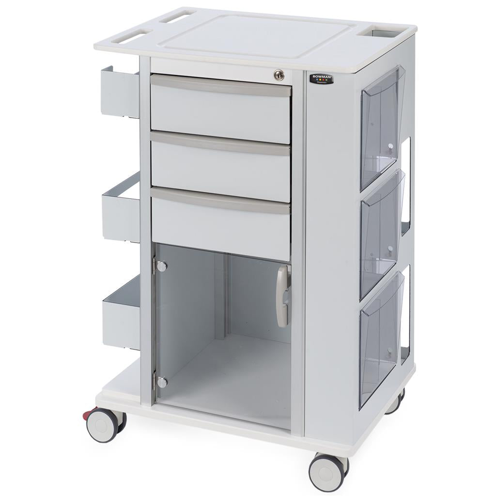 Rolling Storage Cart with 3" Casters
