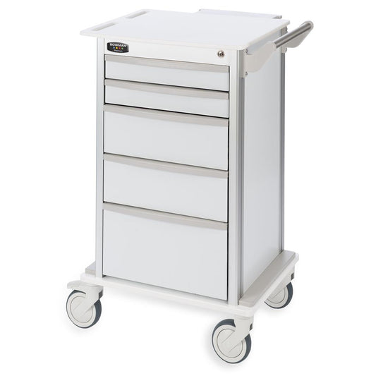 Wheeled 5-Drawer Storage Cart with 5" Casters